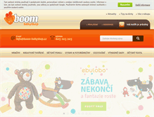 Tablet Screenshot of boom-babyshop.cz